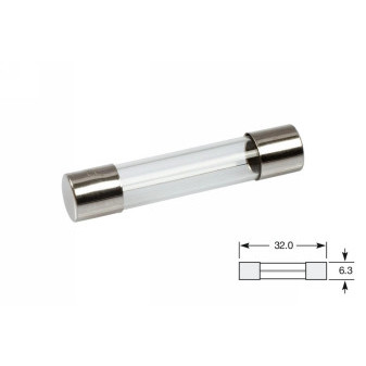 Pojistka skleněná 20A - 6.3*32mm