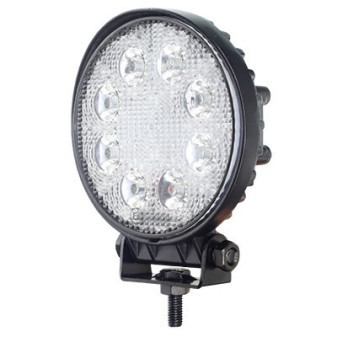 Svítilna pracovní kulatá, 8 LED, 12-24V, 8*3W, D=116mm