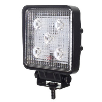 Svítilna pracovní 5 LED, 12-24V, 5*3W, 110x110mm