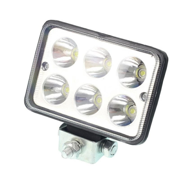 Svítilna pracovní 6 LED, 12-24V, 6*3W, 128x82mm