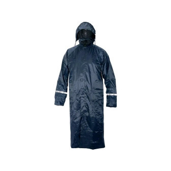 Plášť pogumovaný CXS-VENTO, dlouhý s kapucí, modrý, vel. 2XL, CANIS
