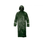 Plášť pogumovaný CXS-VENTO, dlouhý s kapucí, zelený, vel. 2XL, CANIS