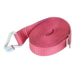 Pás upínací 5t/12m s hákem bez ráčny ERGO - červený