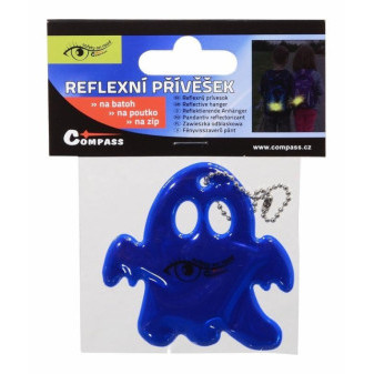Přívěšek reflexni GHOST modrý