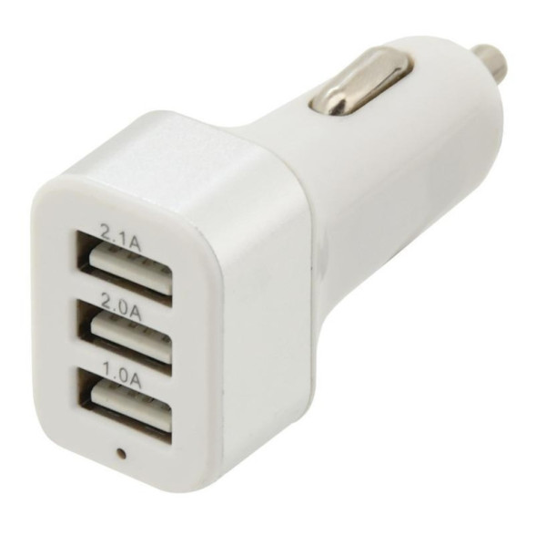Zástrčka 3x USB 12-24V 5V/2100mA