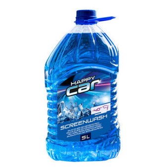 Kapalina do ostřikovače zimní -40°C PET 5L Happy Car