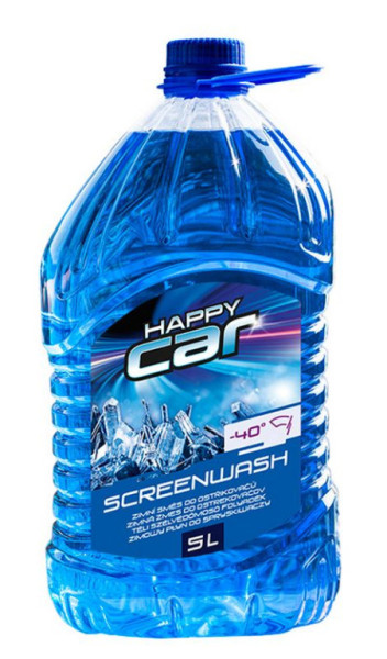 Kapalina do ostřikovače zimní -40°C PET 5L Happy Car