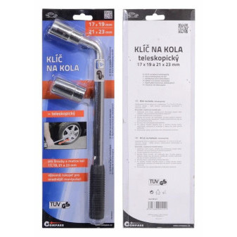 Klíč na kola teleskopický 17-19/21-23 mm