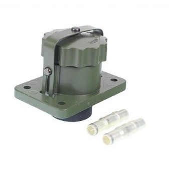 Zásuvka 2 pólová 24V NATO