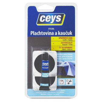 Plachtovina a kaučuk 7ml + 4 záplaty CEYS
