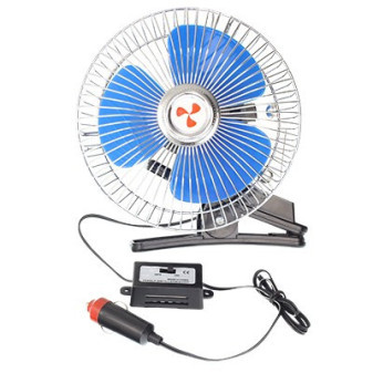 Ventilátor 12V kovový 6.5", pevné uchycení
