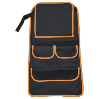 Organizér na přední sedadlo se stolkem ORANGE 40,5 x 69,5cm, 4 kapsy