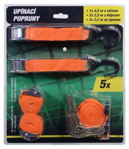 Sada popruhů 5 dílů GREEN