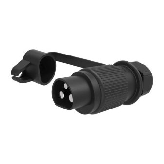 Zástrčka zásuvky přívěsu 3-pin – plastová, 12 V, pro základní osvětlení přívěsu