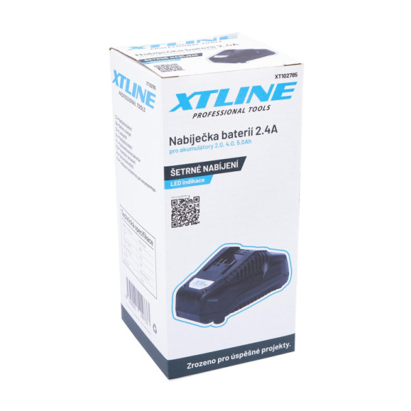 Nabíječka baterie li-ion 18V, 2.4A