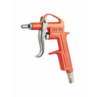 Ofukovací pistole krátká 20 mm – kovové tělo, rychlospojka 1/4", pro kompresory