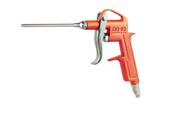 Ofukovací pistole dlouhá 80 mm – kovové tělo, připojení 1/4", pro kompresory