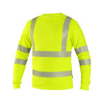 Tričko CXS OLDHAM, dlouhý rukáv, výstražné, pánské, žluté, vel. 2XL
