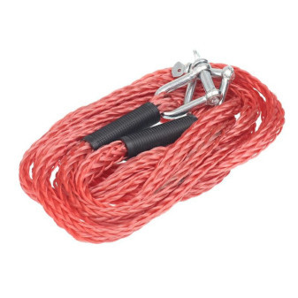 Lano tažné 3.0T, 4.5M elastické, červené