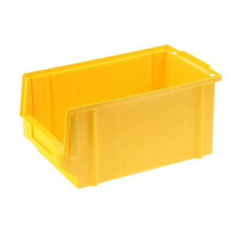 Bedýnka / box úložný 149x89x69 žlutý, nosnost 1kg, plastový, TYP0
