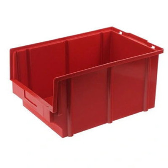 Bedýnka / box úložný 298x179x149 červený, nosnost 4kg, plastový TYP2
