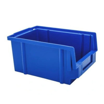 Bedýnka / box úložný 298x179x149 modrý, nosnost 4kg, plastový TYP2