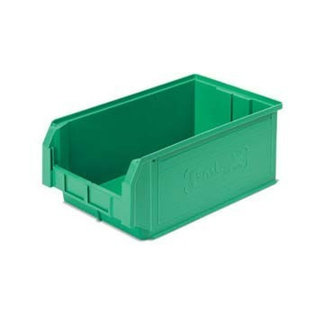 Bedýnka / box úložný 298x179x149 zelený, nosnost 4kg, plastový TYP2