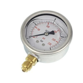Manometr glycerinový GS 63mm M12*1.5 0-16bar
