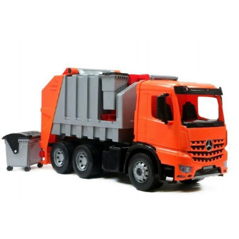 Hračka Auto popelář plast 72cm 3-osý Mercedes Actros v krabici