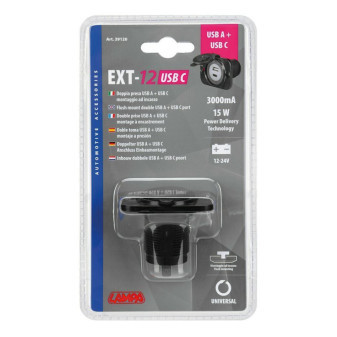 Zásuvka 2xUSB, 2.1A, 12/24V
