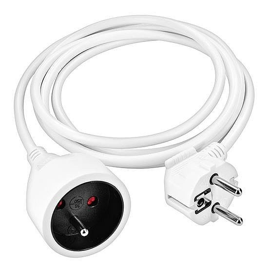Kabel prodlužovací 5m 1xzásuvka