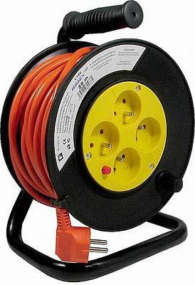 Kabel prodlužovací naviják, 30m, 4x10A