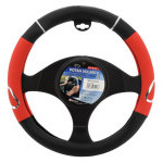 Potah volantu RALLY červený 37-39cm
