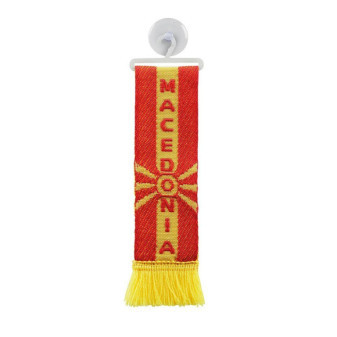 Vlajka dekorační MAKEDONIE
