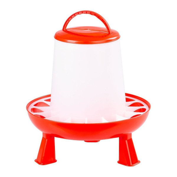 Krmítko/napáječka pro drůbež, 9kg, plast, s nožičkami