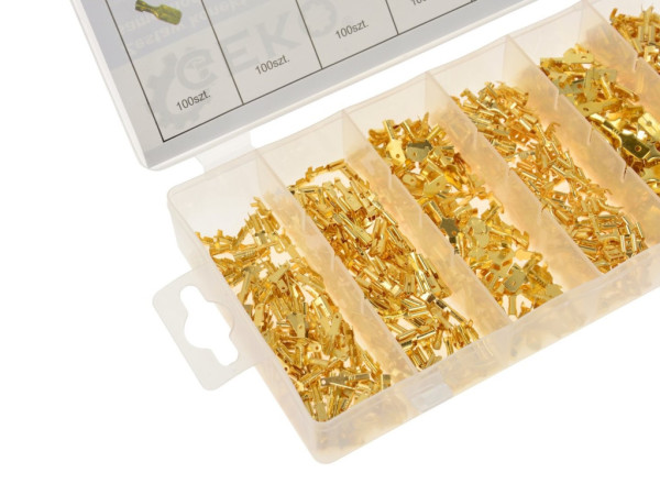 Sada elektro konektorů 600ks 2.8/4.8/6.3MM