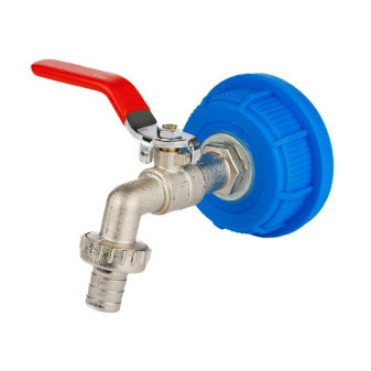 Kohoutek kovový červený 1/2", 61mm