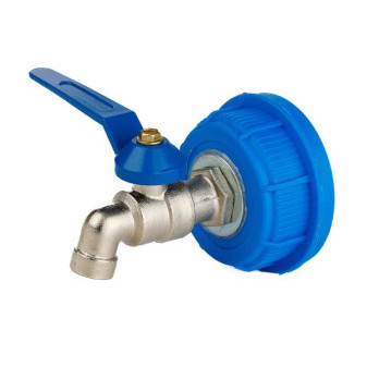 Kohoutek kovový modrý 1/2", 61mm