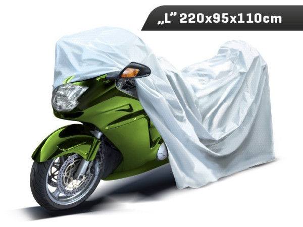 Plachta krycí na motorku L 220x95x110, 3vrstvá