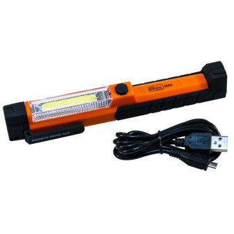 Montážní svítilna nabíjecí 145 lm – Li-Ion 800 mAh, magnet, USB nabíjení