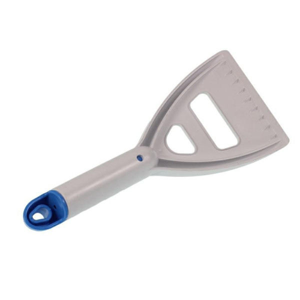 Škrabka na led plastová střední 23cm s otvorem