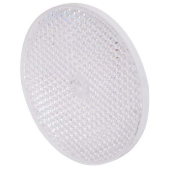 Odrazka kulatá bíla bez díry, pr. 60mm