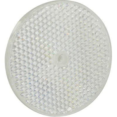 Odrazka kulatá bíla bez díry, pr. 75mm