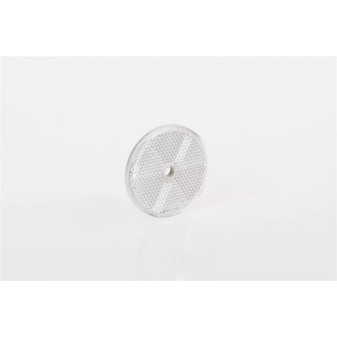 Odrazka kulatá bílá s dírou, pr. 33mm