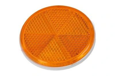 Odrazka kulatá oranžová bez díry, pr. 75mm
