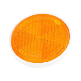 Odrazka kulatá oranžová, pr. 75mm