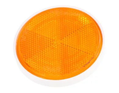 Odrazka kulatá oranžová, pr. 75mm