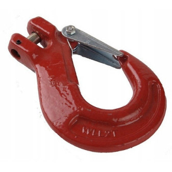 Hák řetězový 10,6t, oko s pojistkou, 13mm