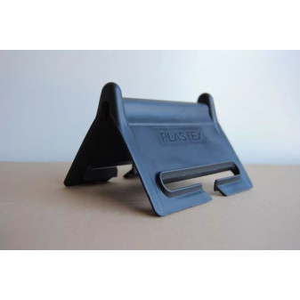 Roh ochranný palstový černý 130x100mm s uchem, max 75mm pás