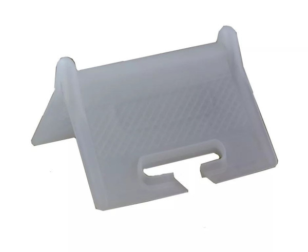 Roh ochranný plastový bílý 130x100mm s uchem